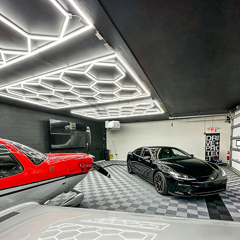 hexagon-LED-lights-for-garage