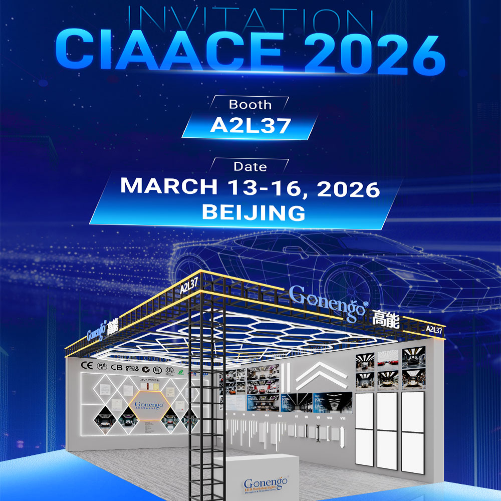 geometric LED lights