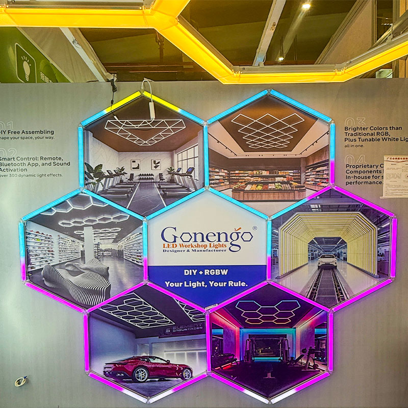 إضاءة LED هندسية