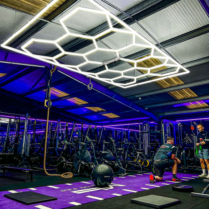 honeycomb-LED-light-for-gym