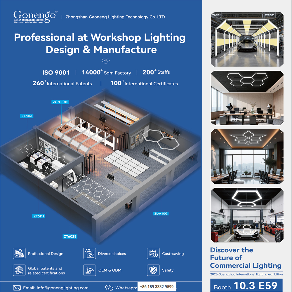 luces LED geométricas
