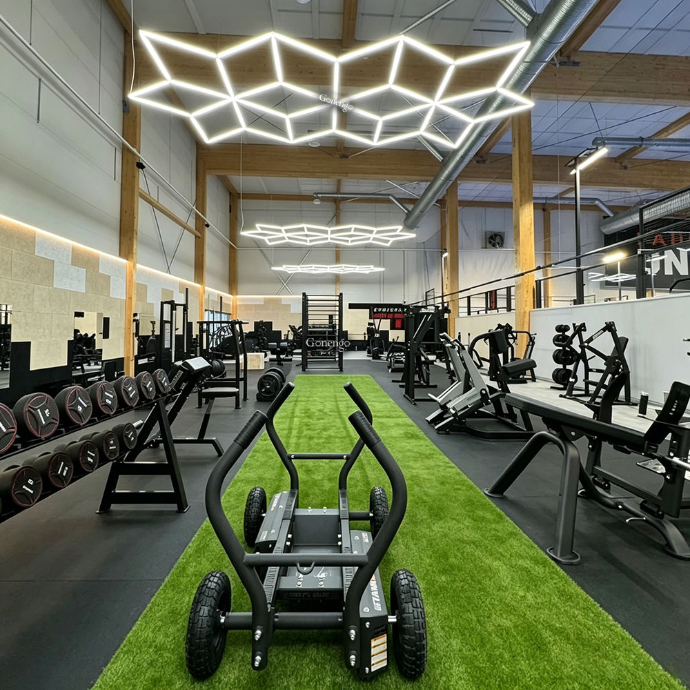 geometric-LED-lights-for-gym