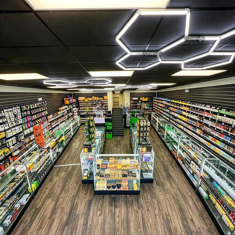 hexagonal-LED-lights-for-smoke-shop