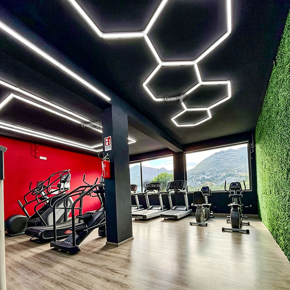honeycomb-lights-for-gym-ceiling