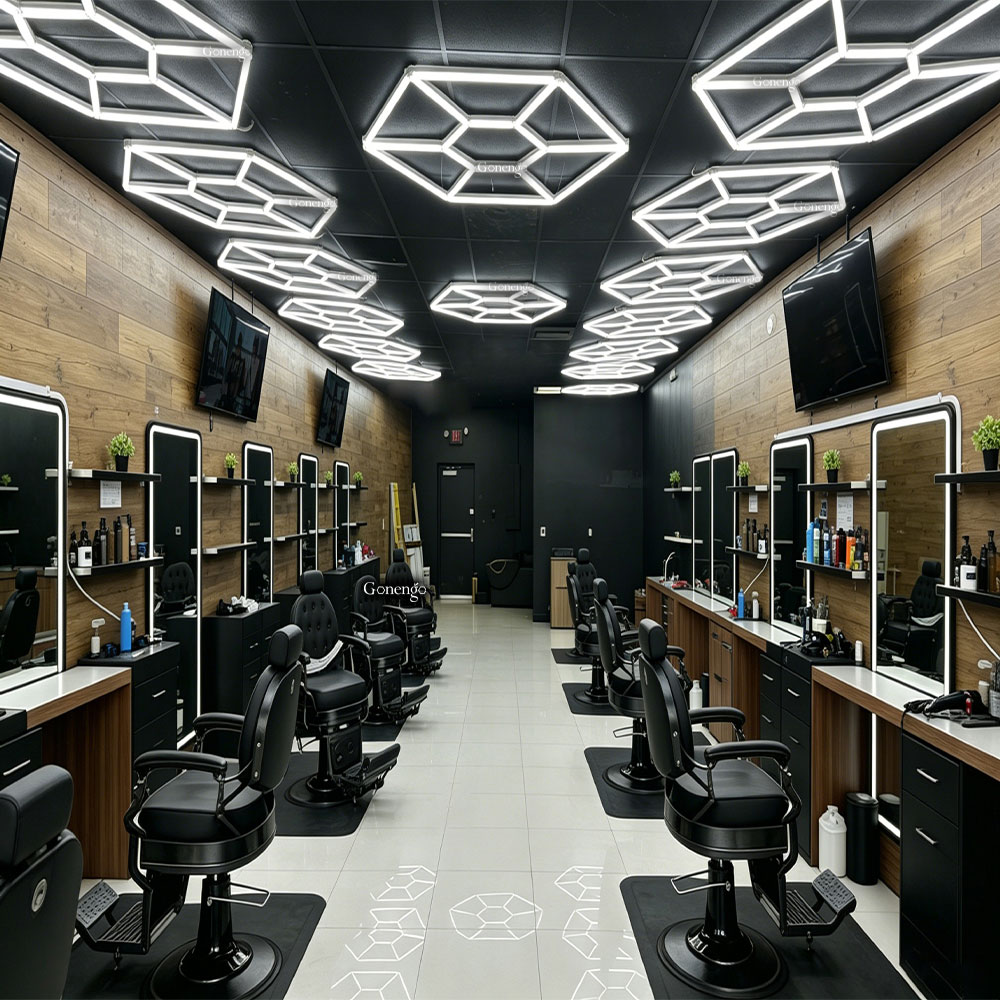 geometric-LED-lights-for-barber-shop