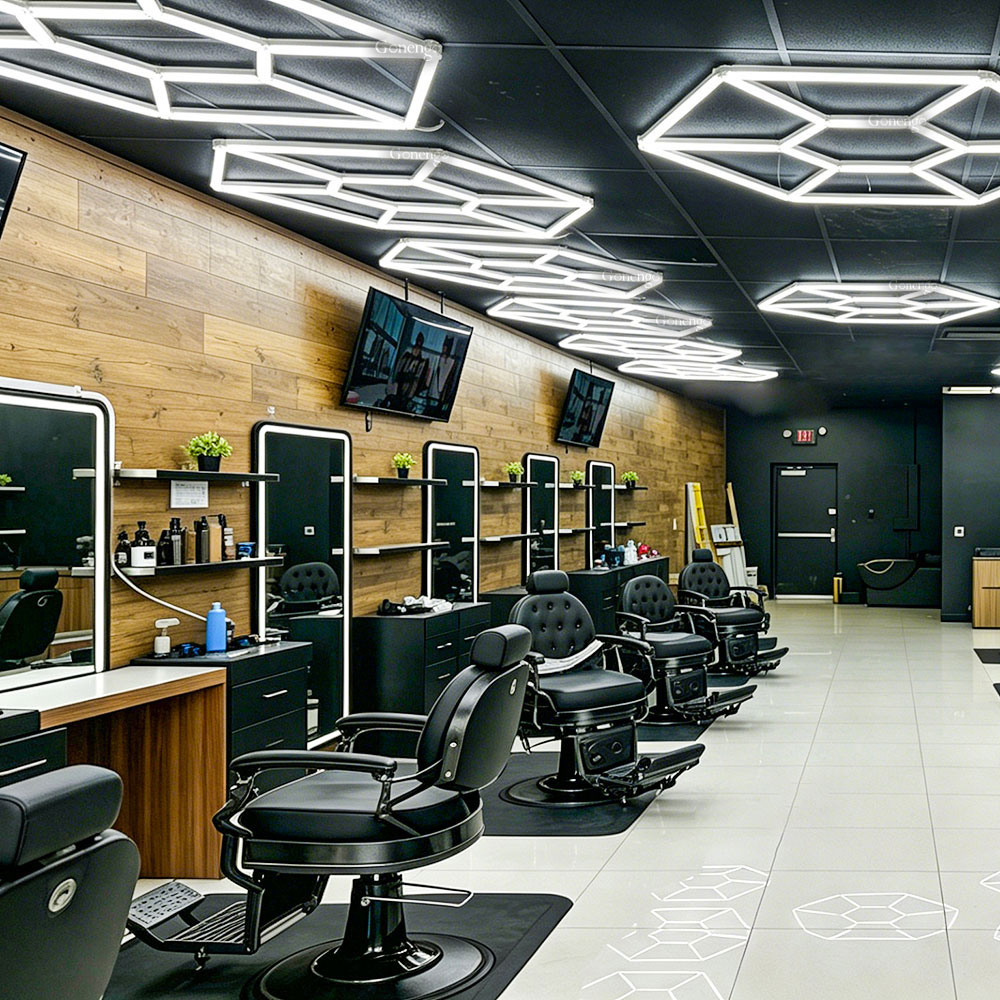 geometric-LED-lights-for-barbershop
