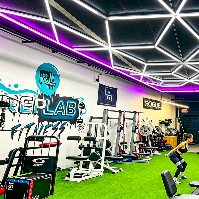 أضواء LED هندسية
