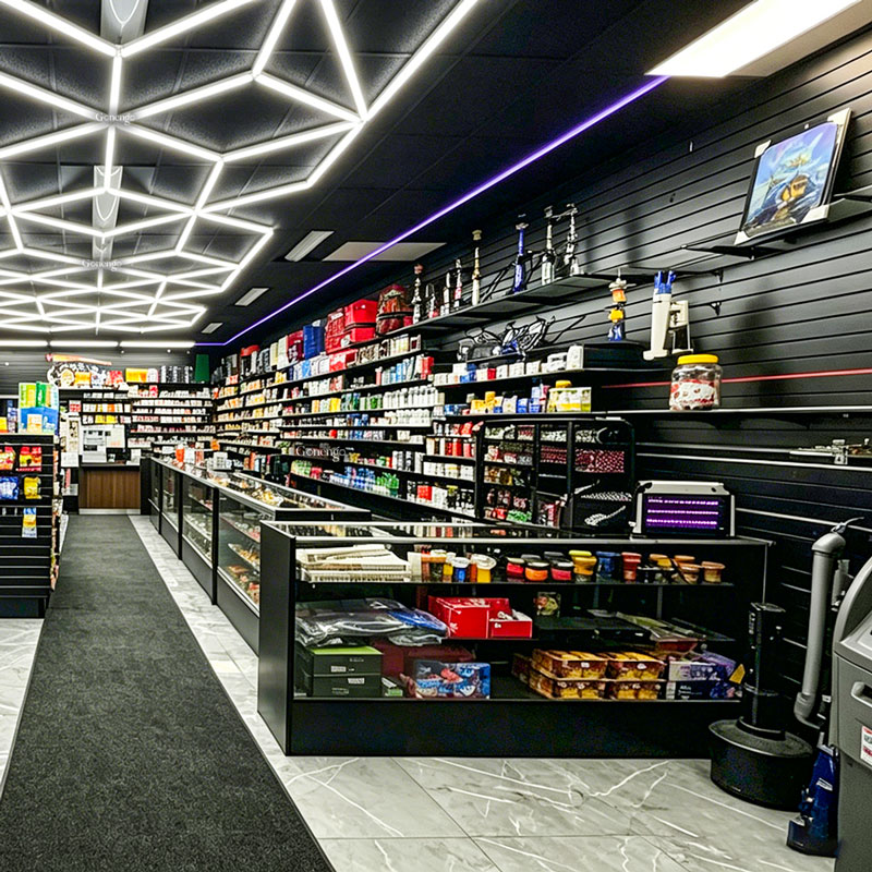 geometric-LED-lights-for-tobacco-shop