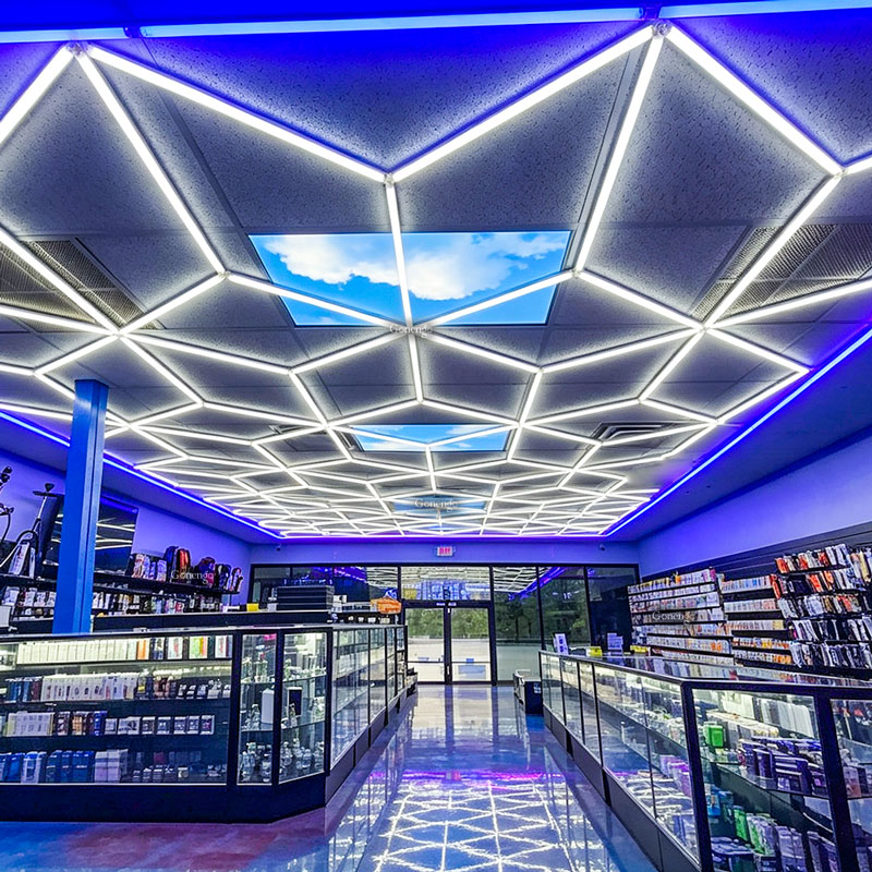 luces LED geométricas