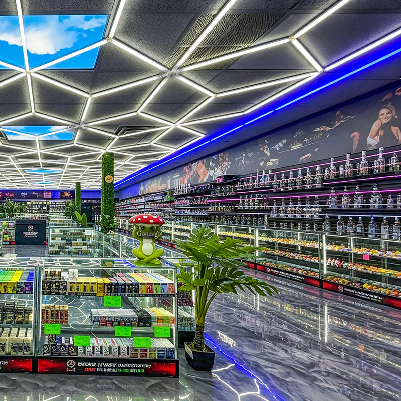 إضاءة LED هندسية