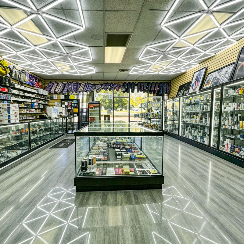 geometric-LED-lights-for-smoke-shop-lighting-idea