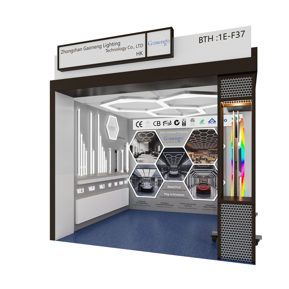 hexagon-lights-for-garage-lighting-idea